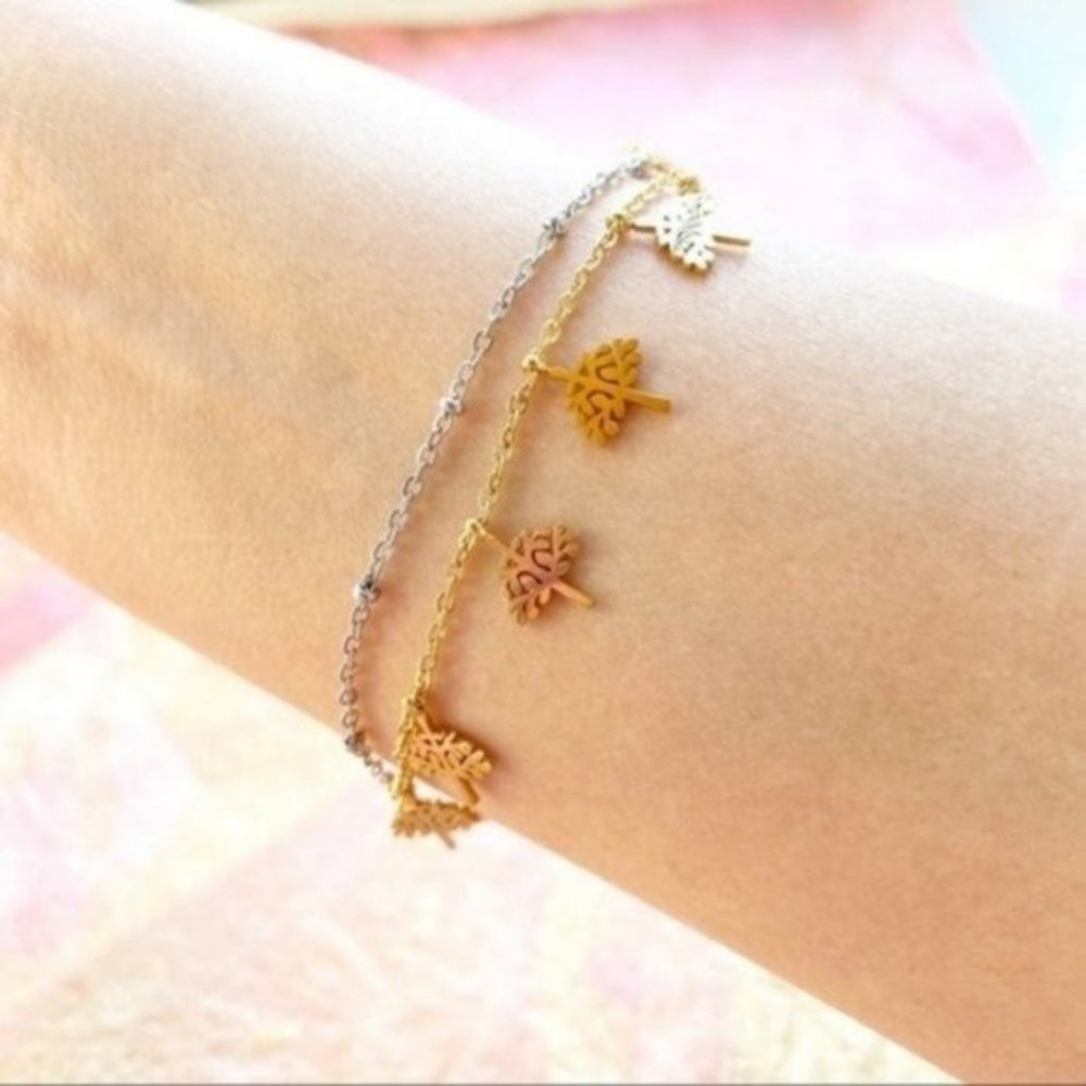 NWT Dainty Tree of Life Stainless Steel Bracelet